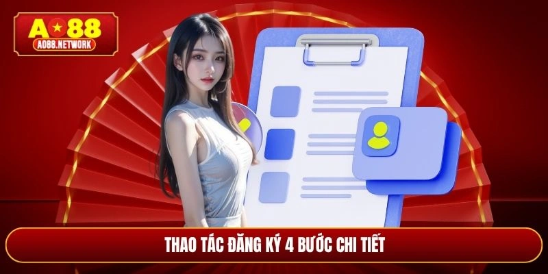 Thao tác đăng ký 4 bước chi tiết